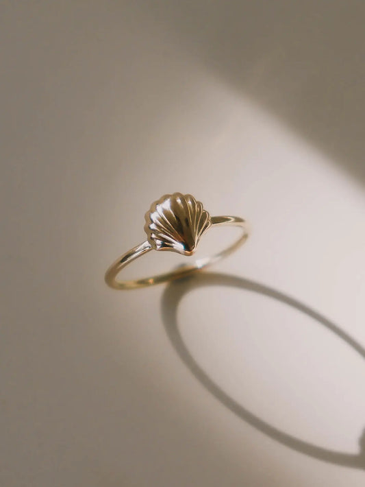 venus shell ring studio cosette jewelry