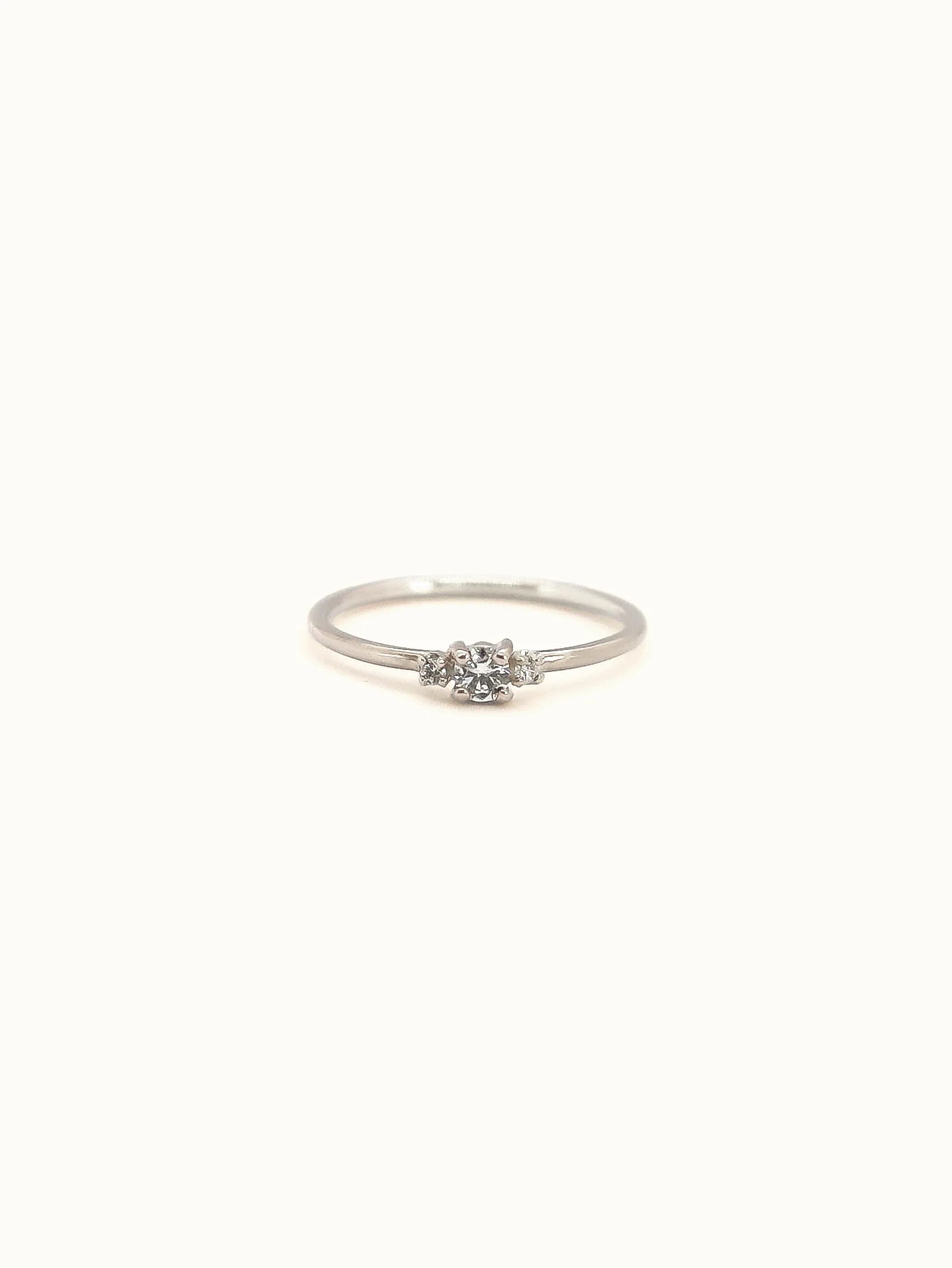 Delicate Diamond Ring Set, Triangle Diamond Ring With Diamond Eternity  Band, Delicate Engagement Ring - Etsy | Wedding rings, Cute jewelry, Jewelry